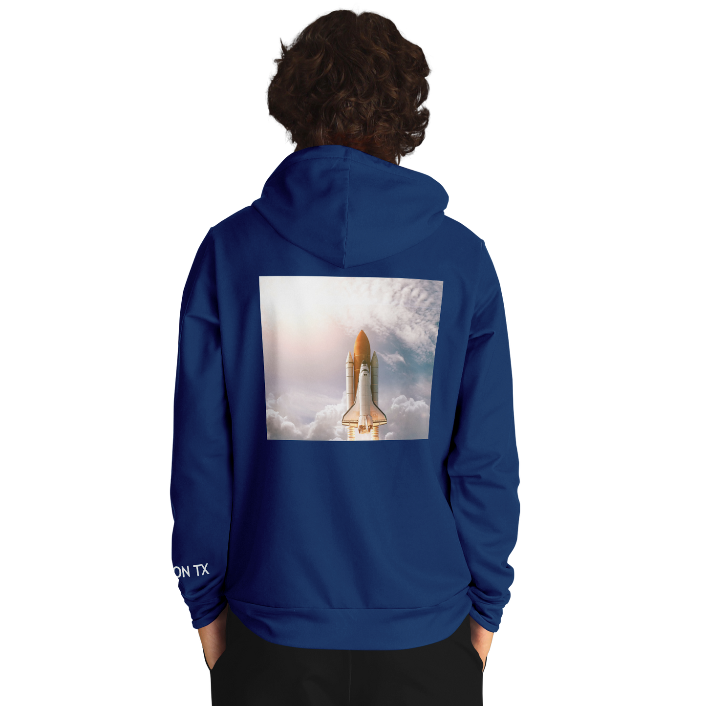 Houston Blue Hoodie Rocket