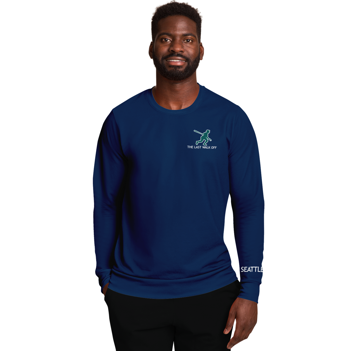 Seattle Navy Blue Long Sleeve Shirt