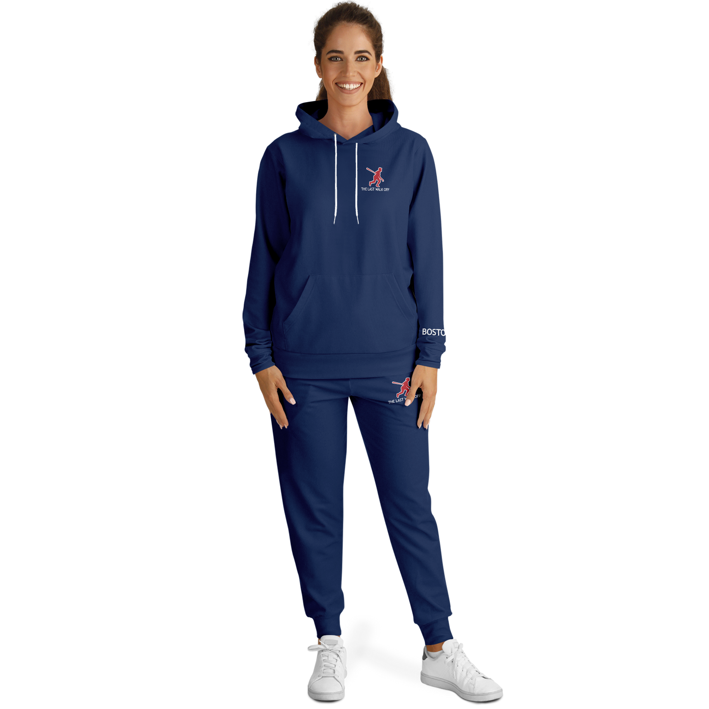 Boston Navy Blue Hoodie and Joggers TWO