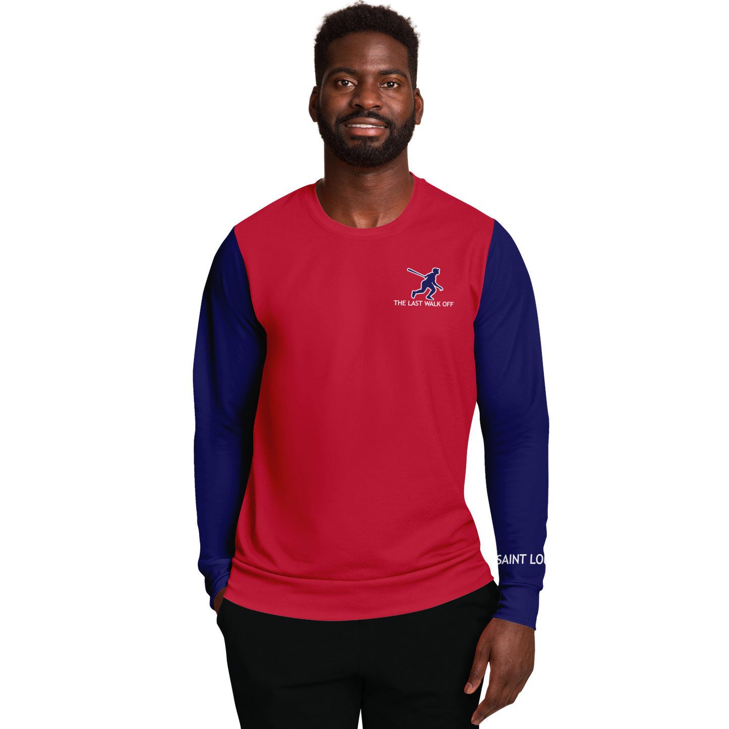 Saint Louis Red Blue Long Sleeve Shirt