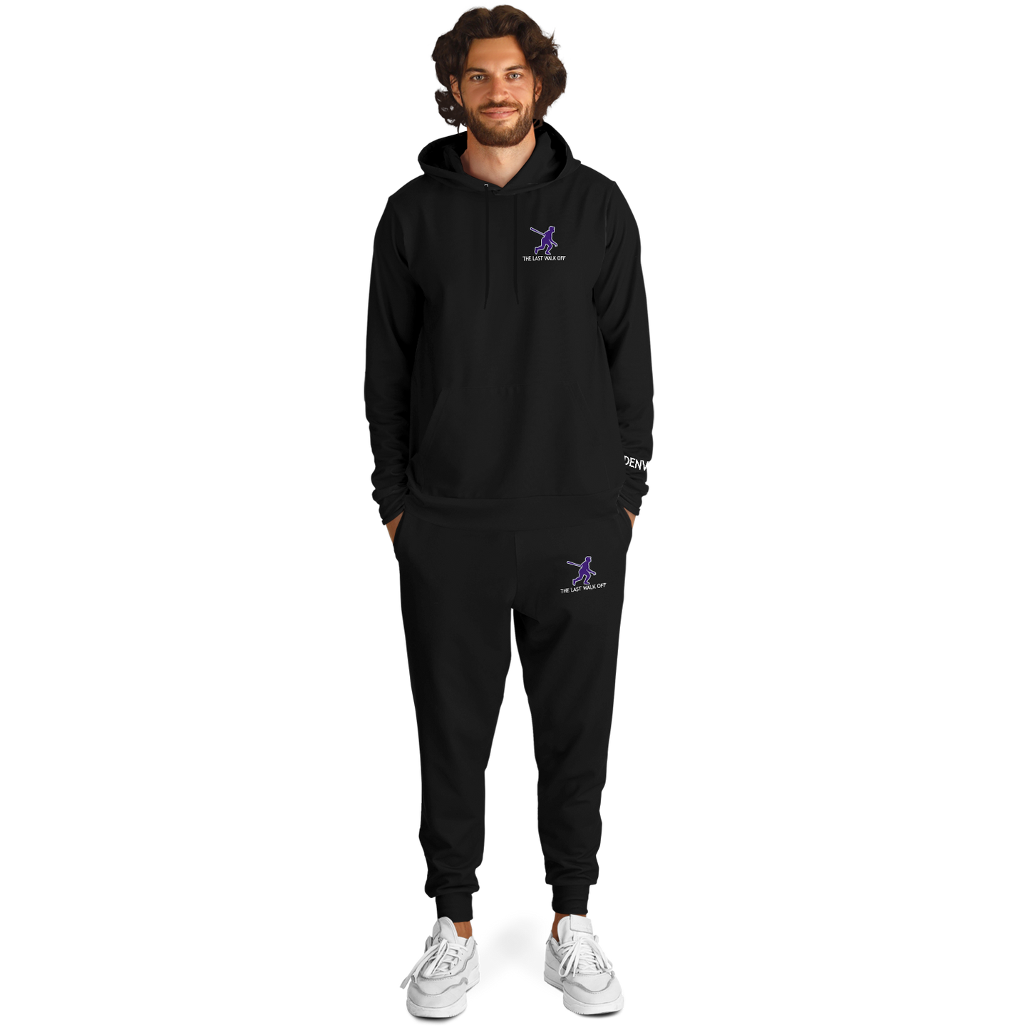 Denver Black Hoodie and Joggers TWO