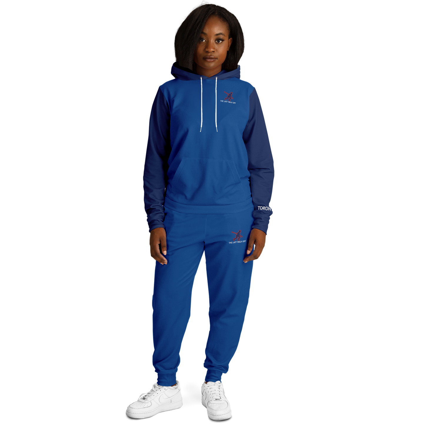 Toronto Blue Navy Blue Hoodie and Joggers Skyline