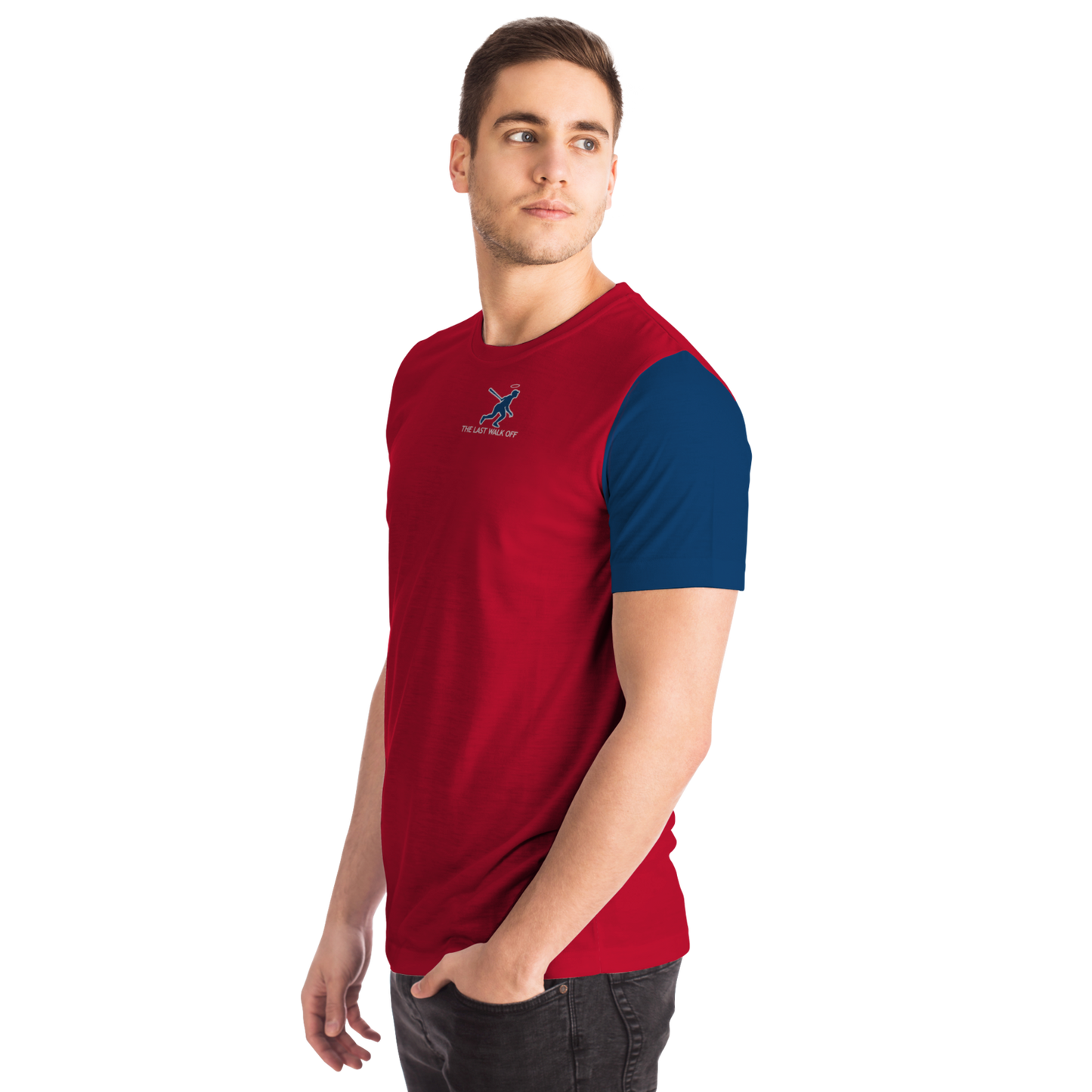 Los Angeles Blue Red Short Sleeve Shirt
