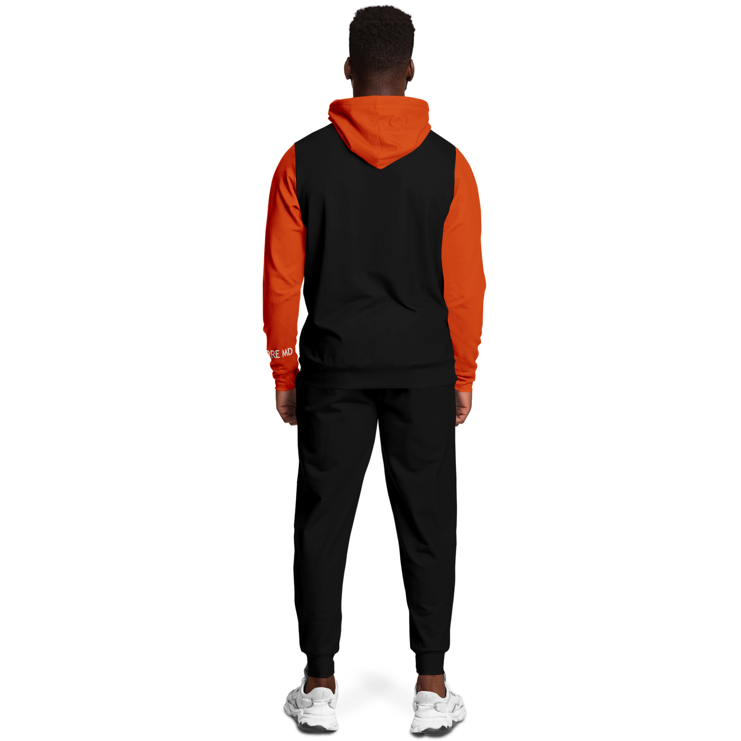 Baltimore Black Orange Hoodie and Joggers