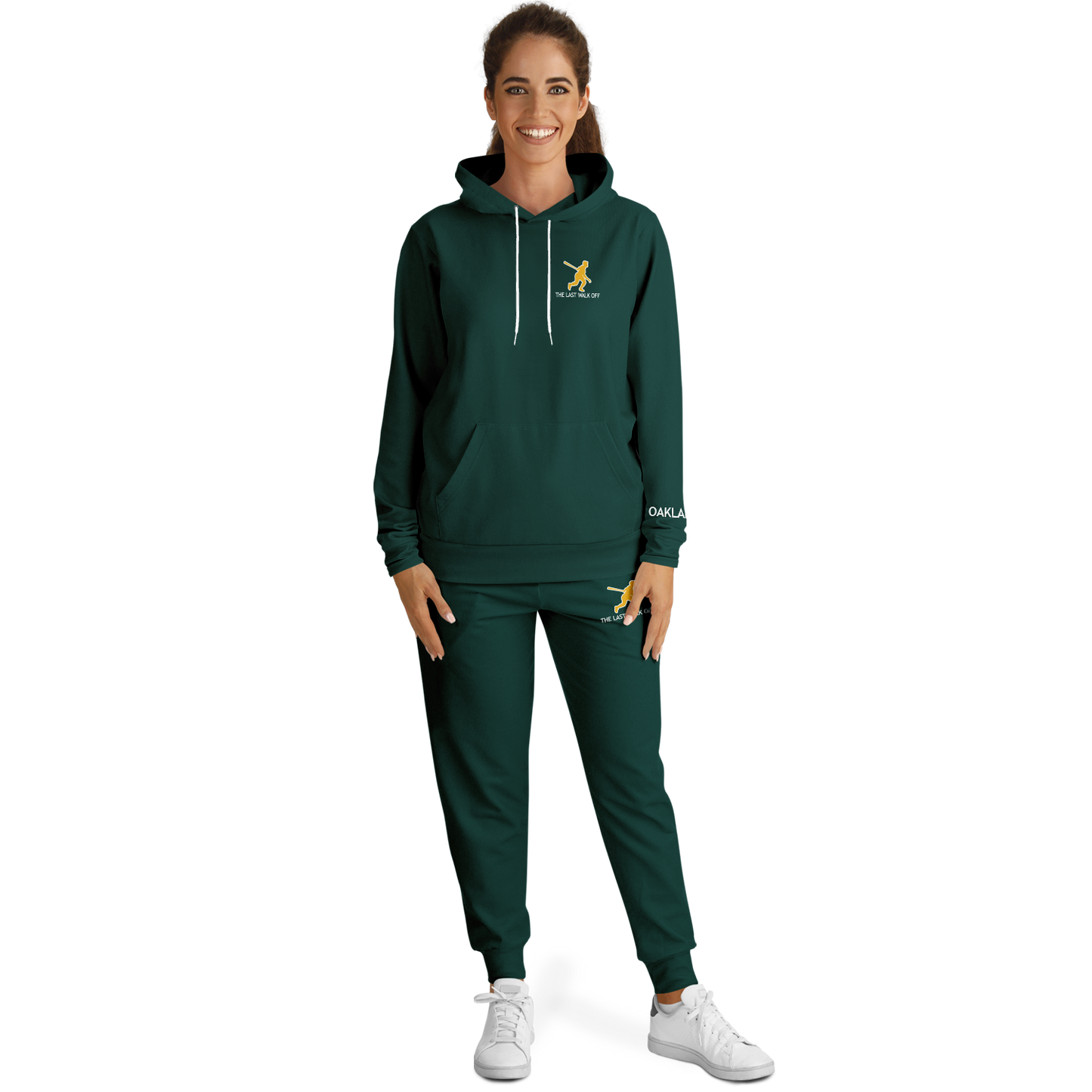 Oakland Green Hoodie and Joggers TWO