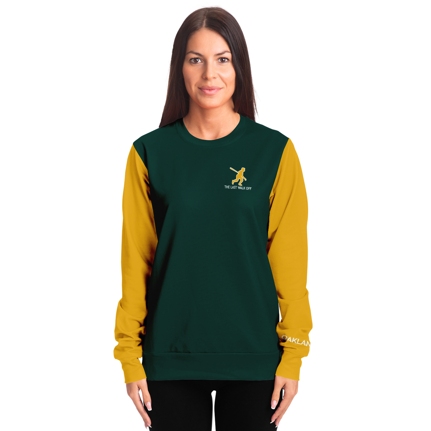Oakland Green Gold Long Sleeve Shirt