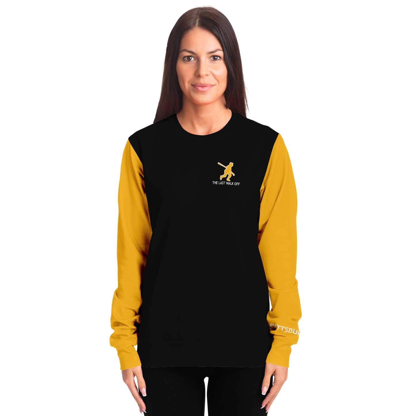 Pittsburgh Black Yellow Long Sleeve Shirt