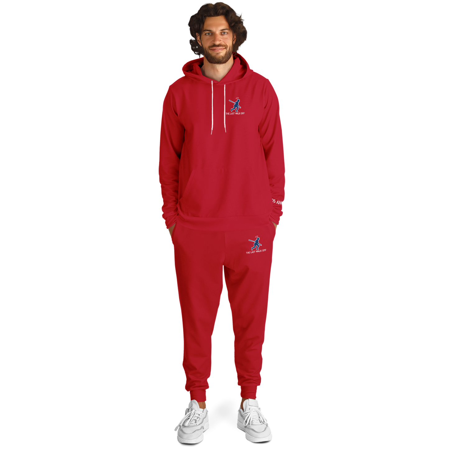 Los Angeles Red Hoodie and Joggers TWO