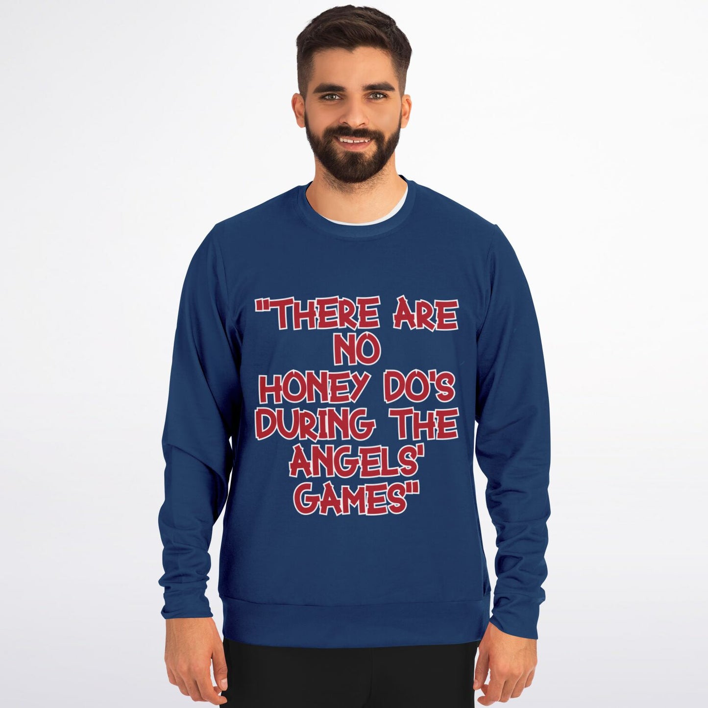Honey Do's Red Navy Blue Long Sleeve Shirt 2