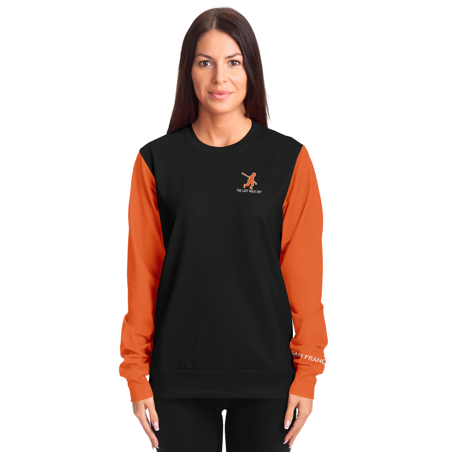 San Francisco Black Orange Long Sleeve Shirt Bridge