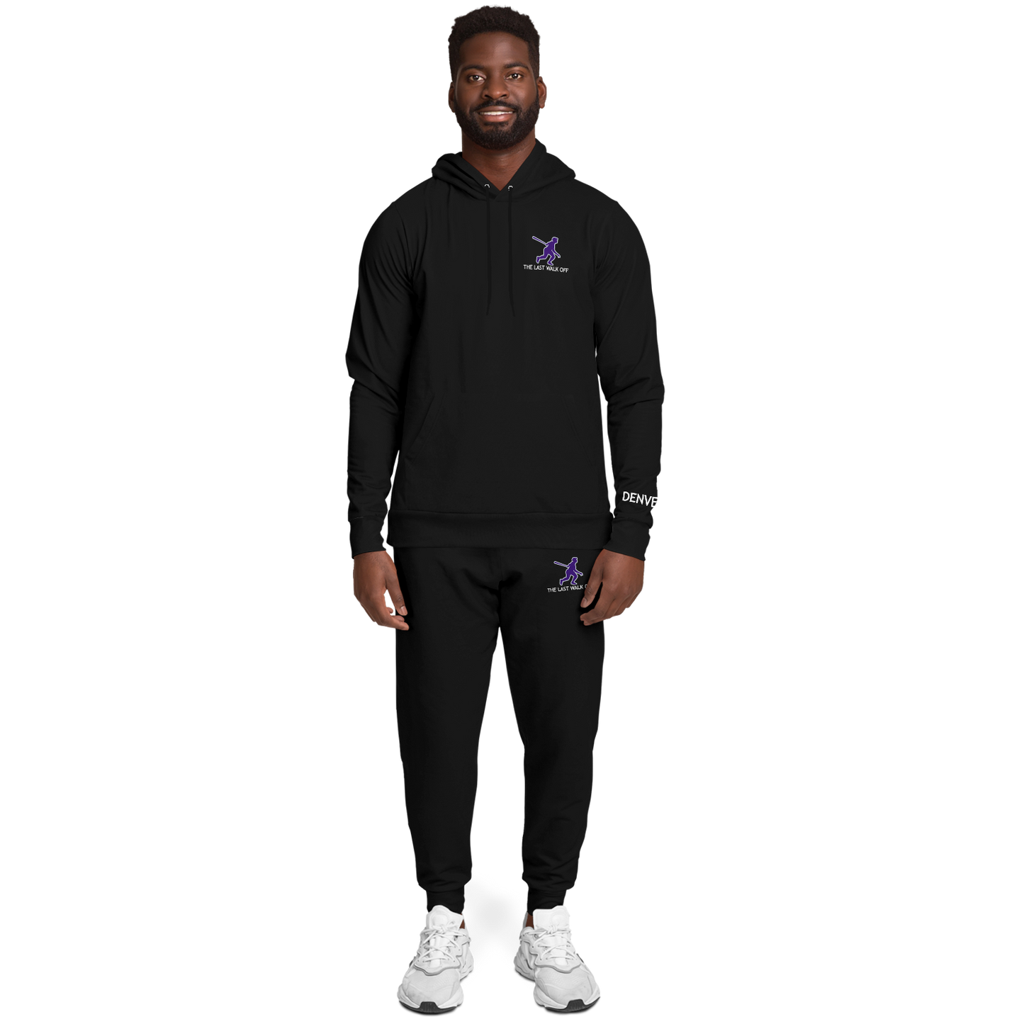 Denver Black Hoodie and Joggers TWO