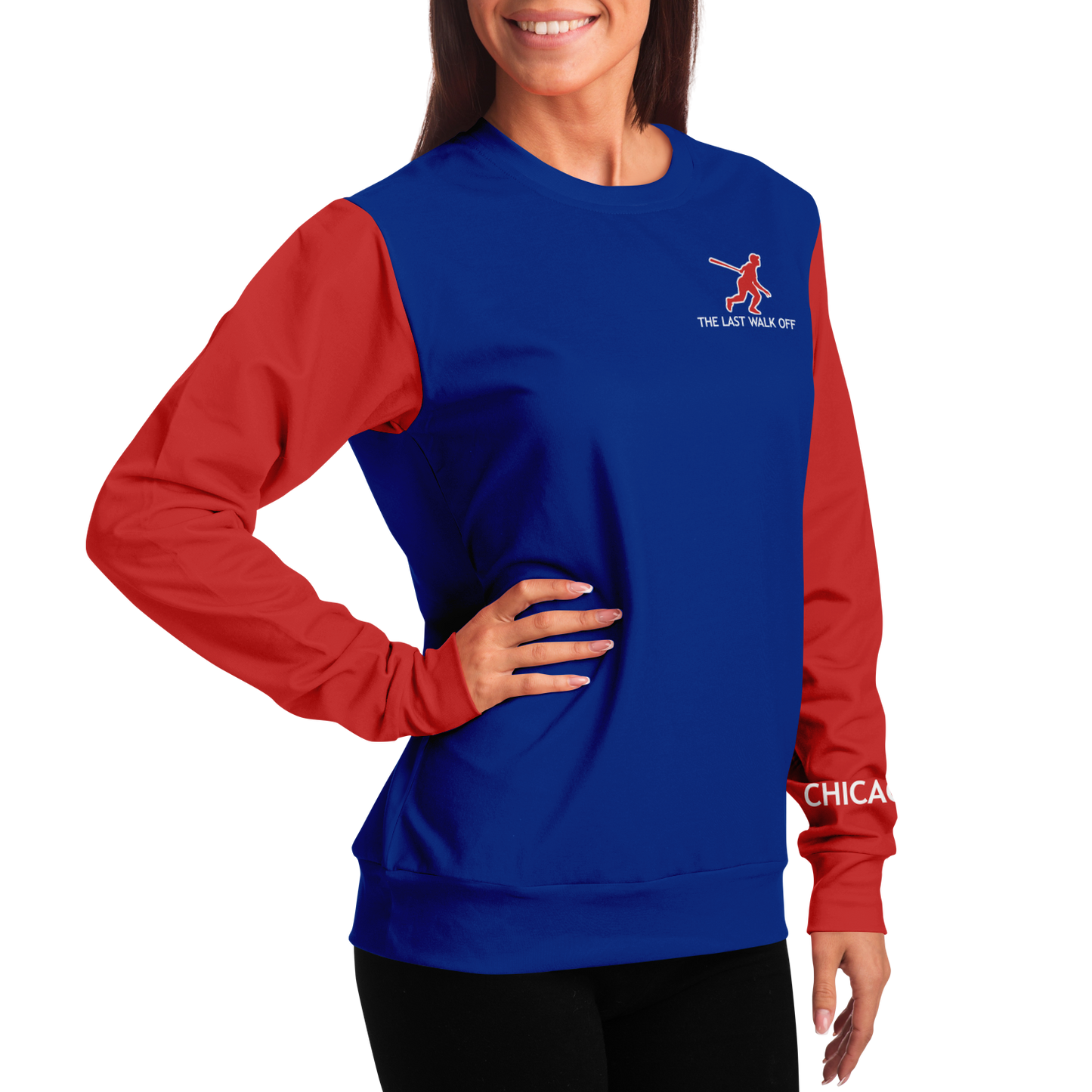 Chicago Blue Red Long Sleeve Shirt