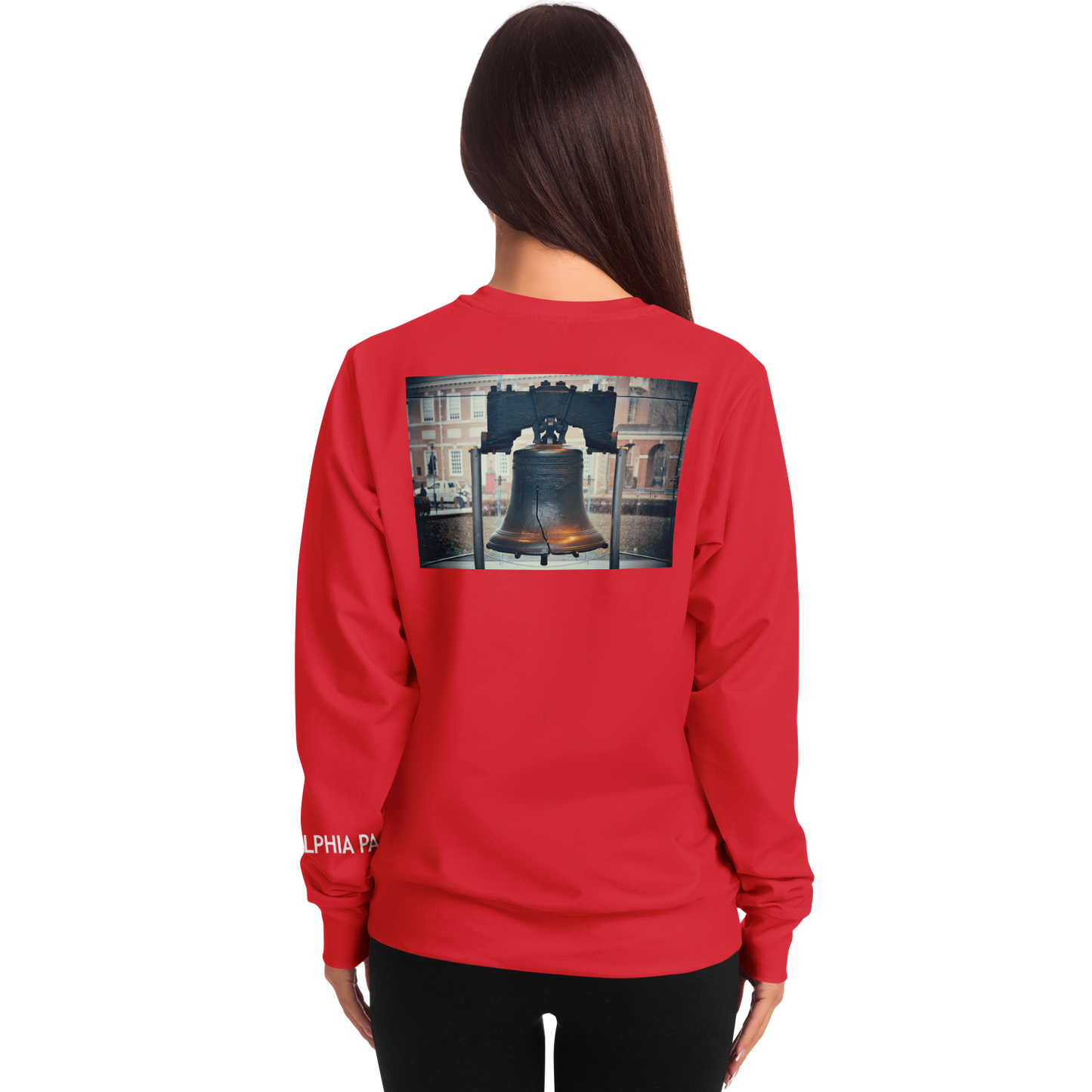 Philadelphia Red Long Sleeve Shirt Liberty Bell