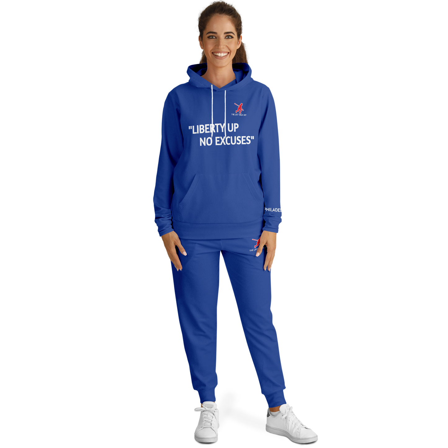 Philadelphia Blue Hoodie and Joggers Quote