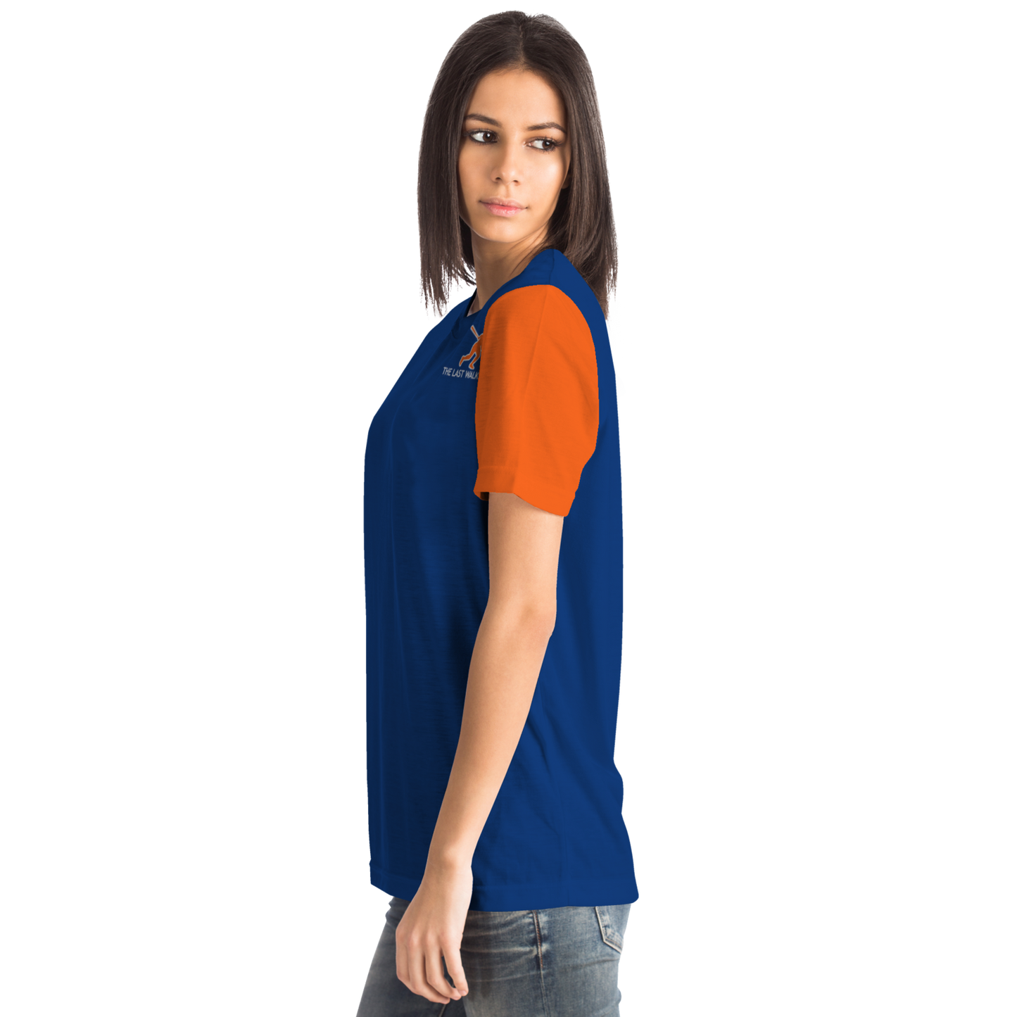 New York Blue Orange Short Sleeve Shirt