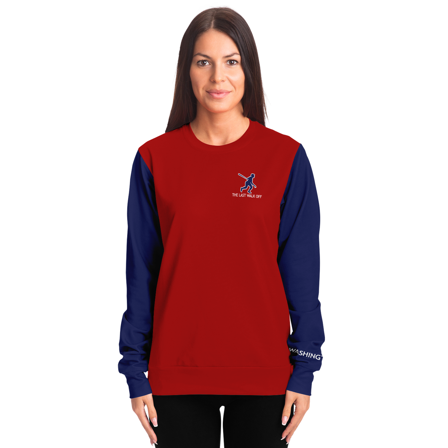 Washington Red Blue Long Sleeve Shirt