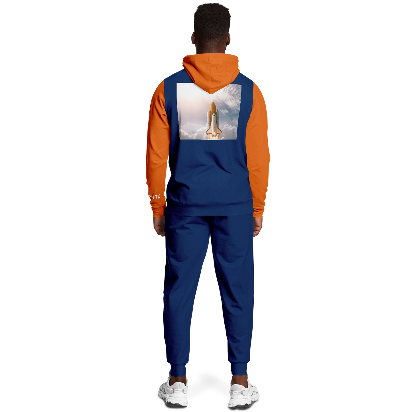 Houston Blue Orange Hoodie and Joggers Rocket