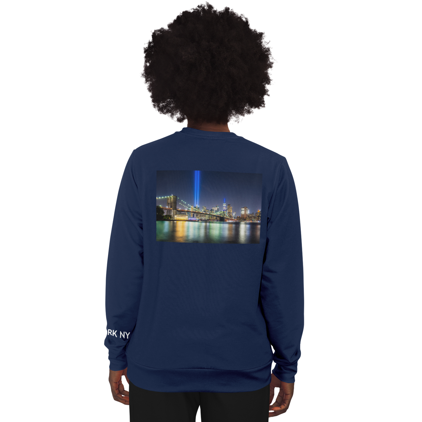 New York Navy Blue Long Sleeve Shirt LIGHTS