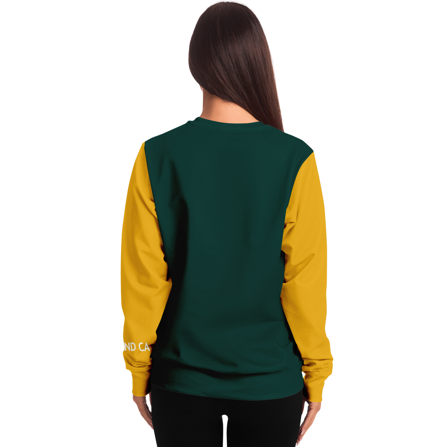 Oakland Green Gold Long Sleeve Shirt