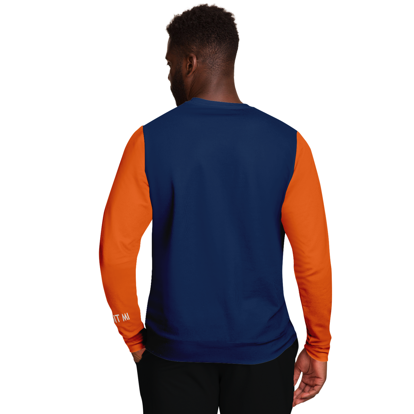 Detroit Blue Orange Long Sleeve Shirt