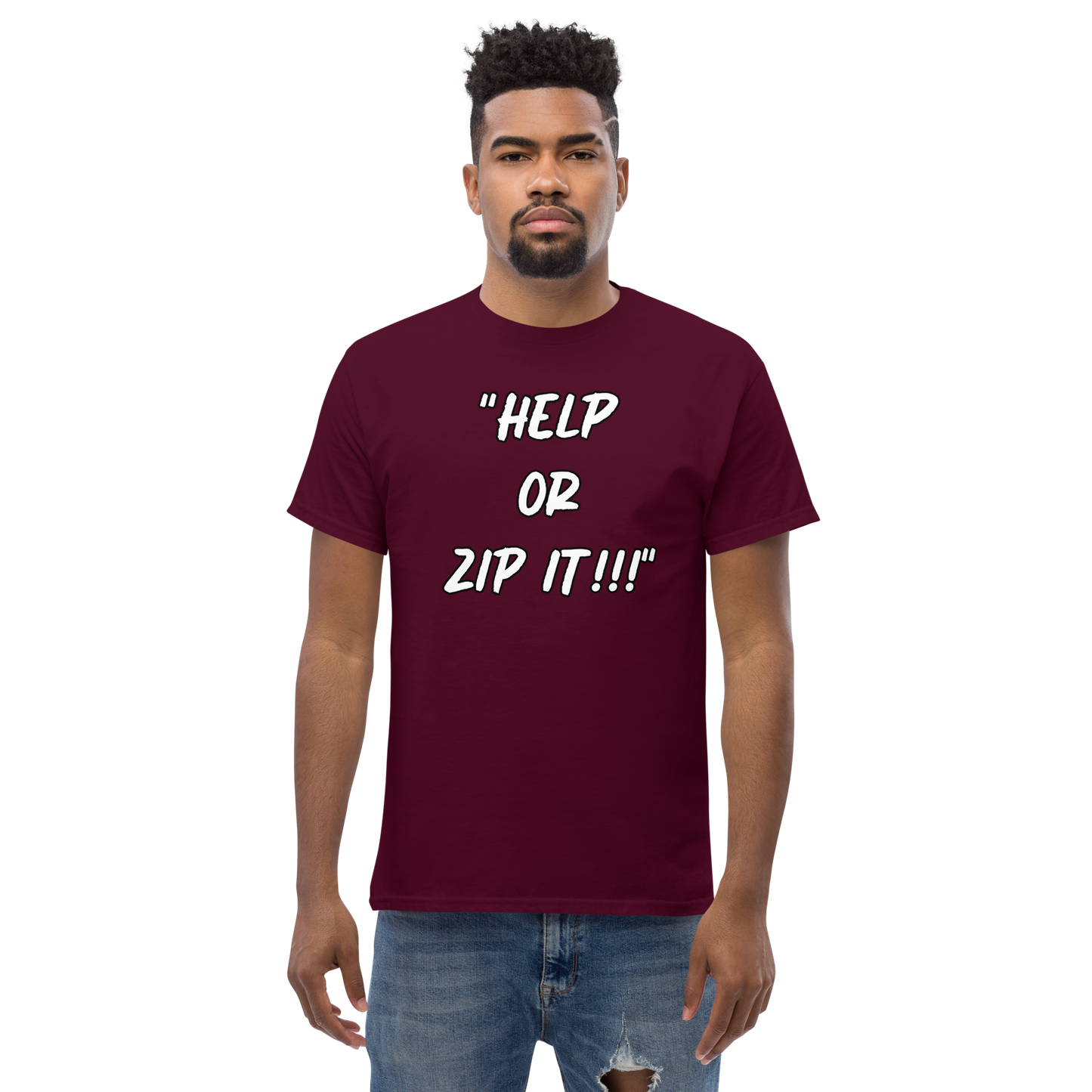 Help or Zip It T-shirt