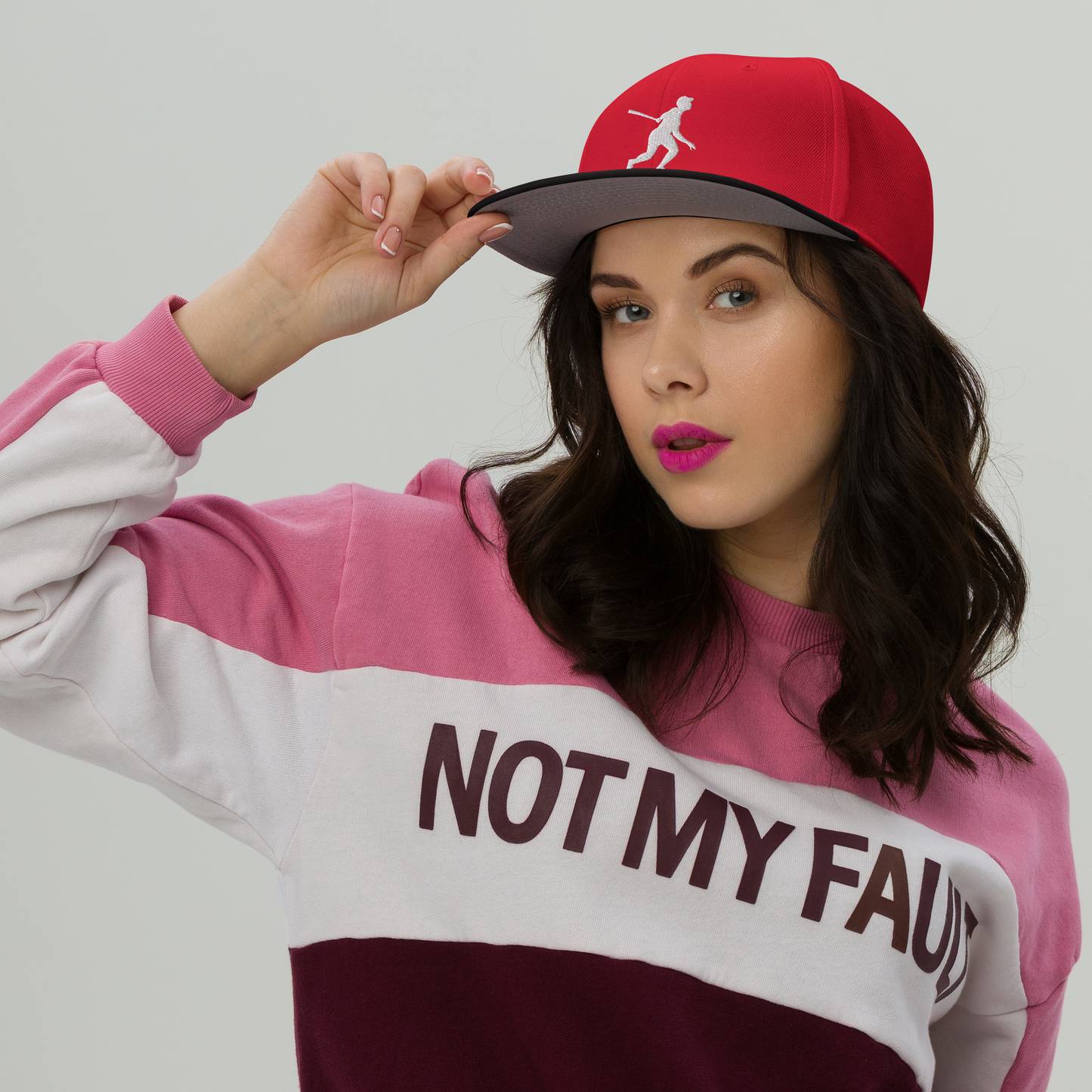 Two Color Snapback Hat 2