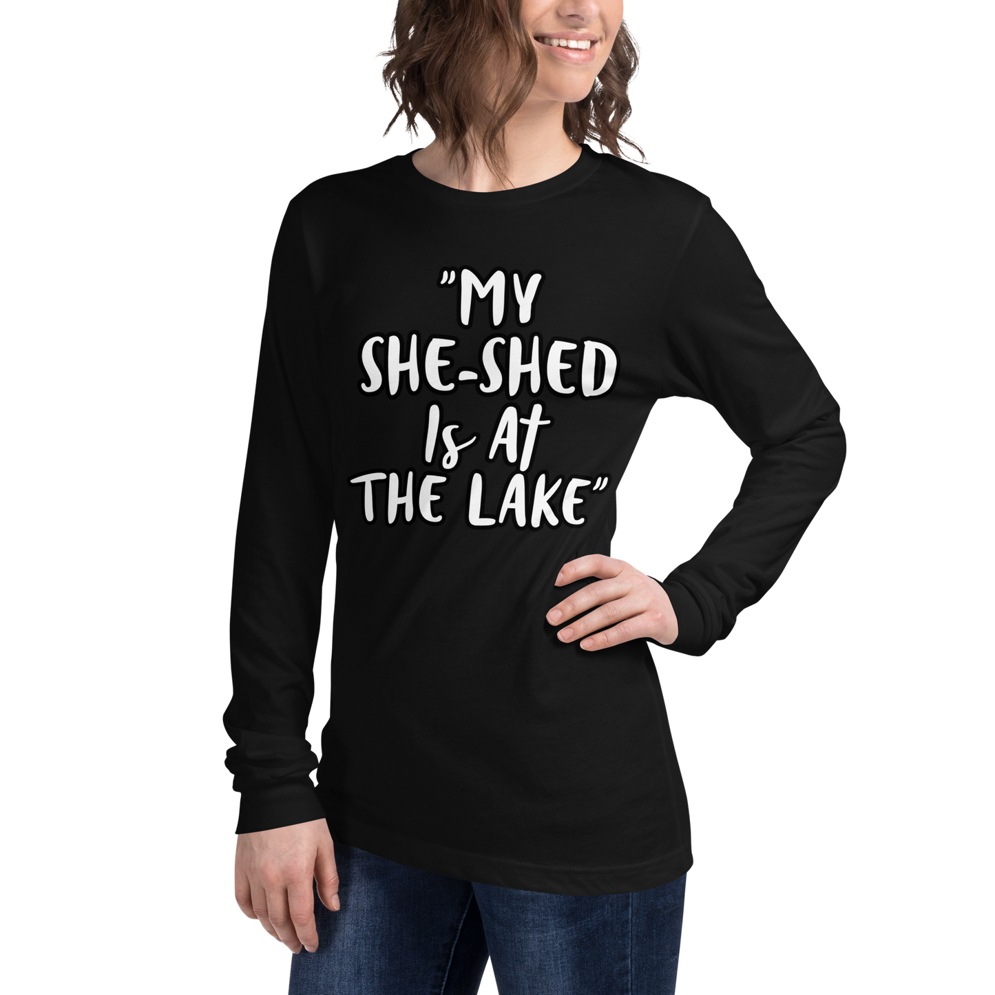 She-Shed Lake Long Sleeve Shirt