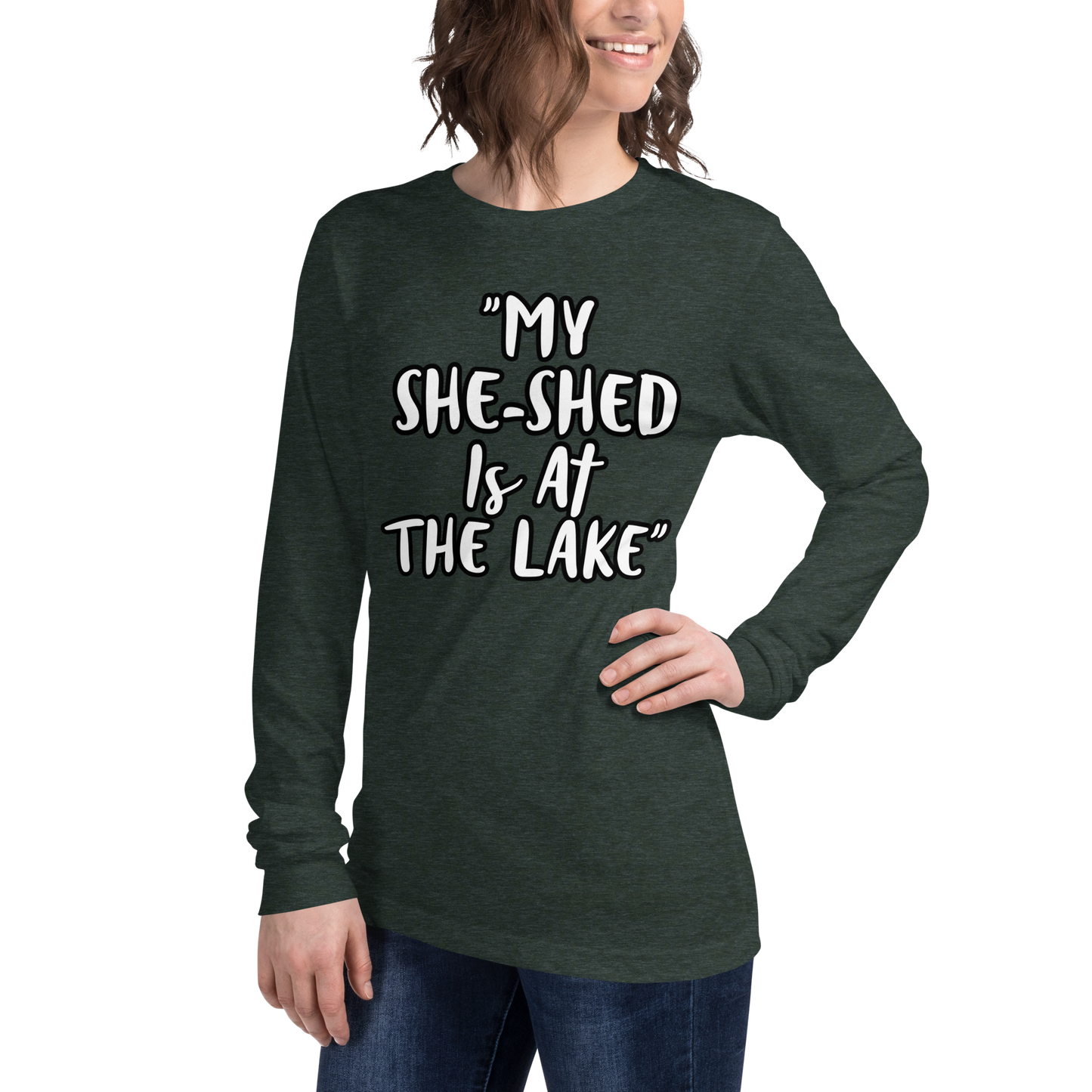 She-Shed Lake Long Sleeve Shirt