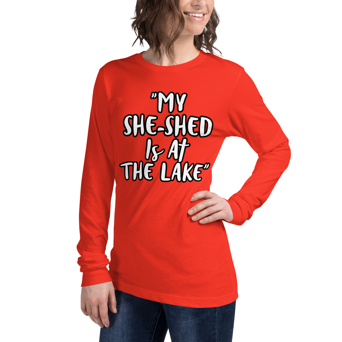She-Shed Lake Long Sleeve Shirt