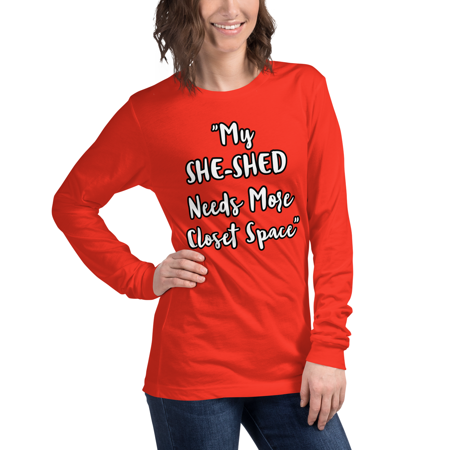 She-Shed Closet Space Long Sleeve Shirt