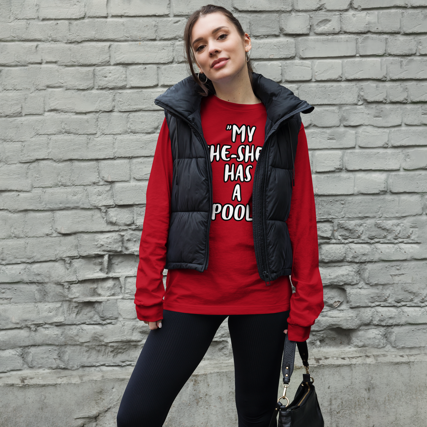She-Shed Pool Long Sleeve Shirt