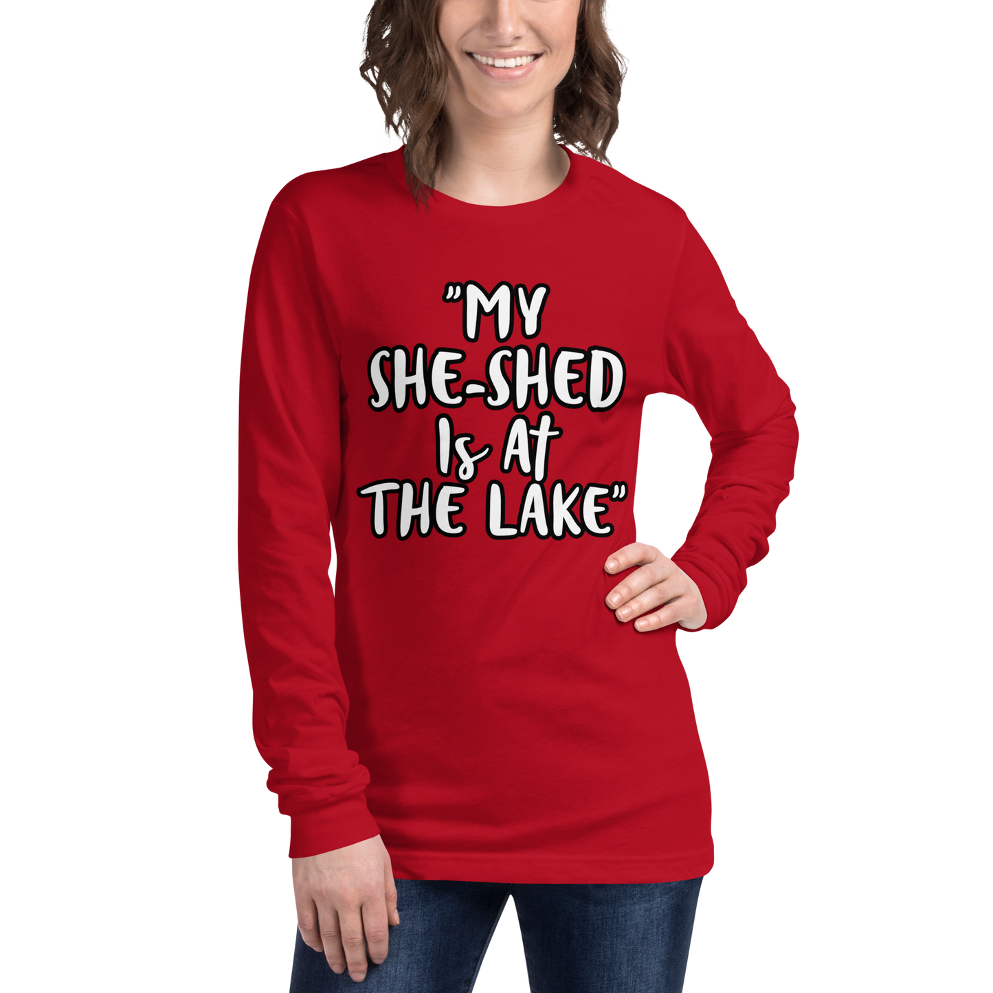 She-Shed Lake Long Sleeve Shirt