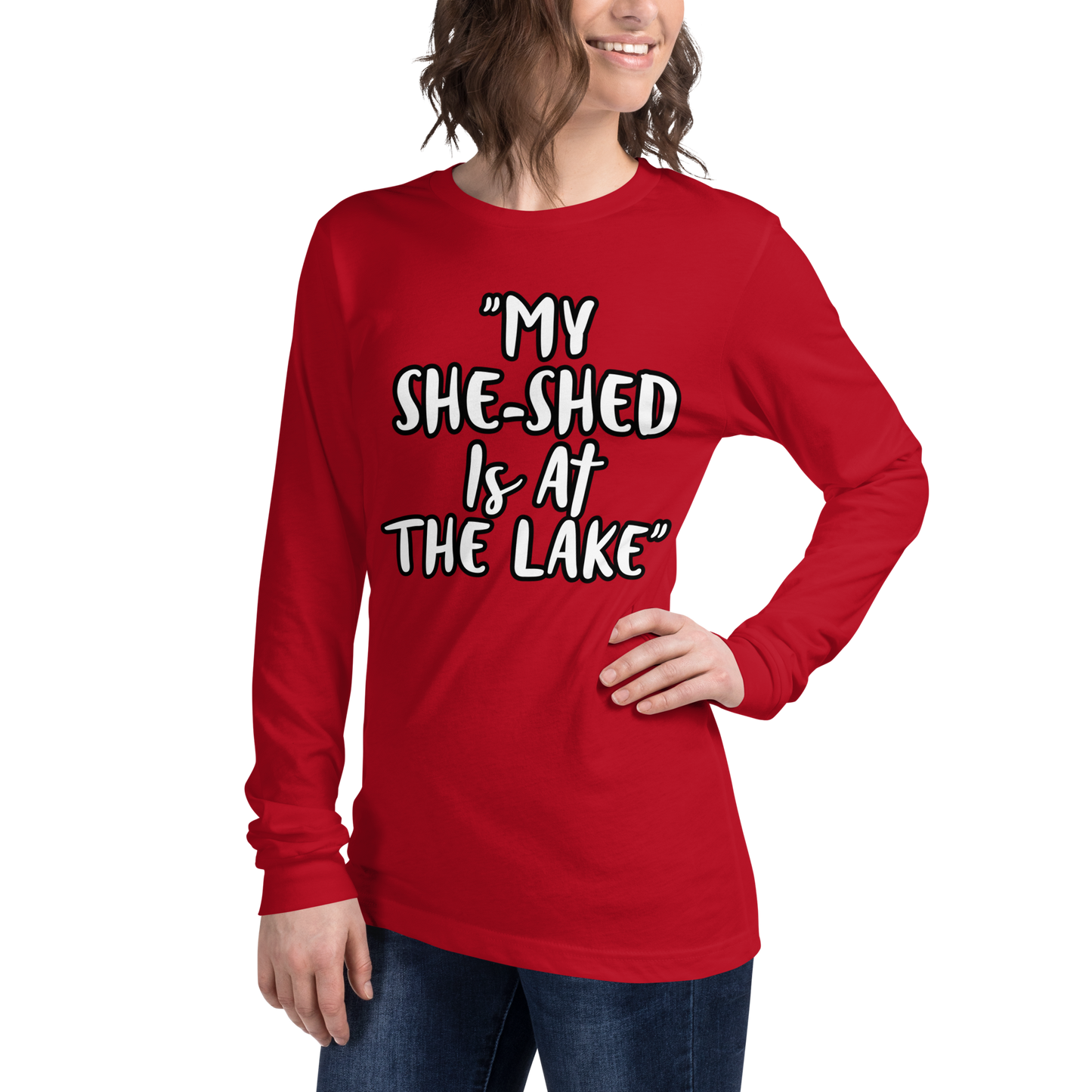 She-Shed Lake Long Sleeve Shirt