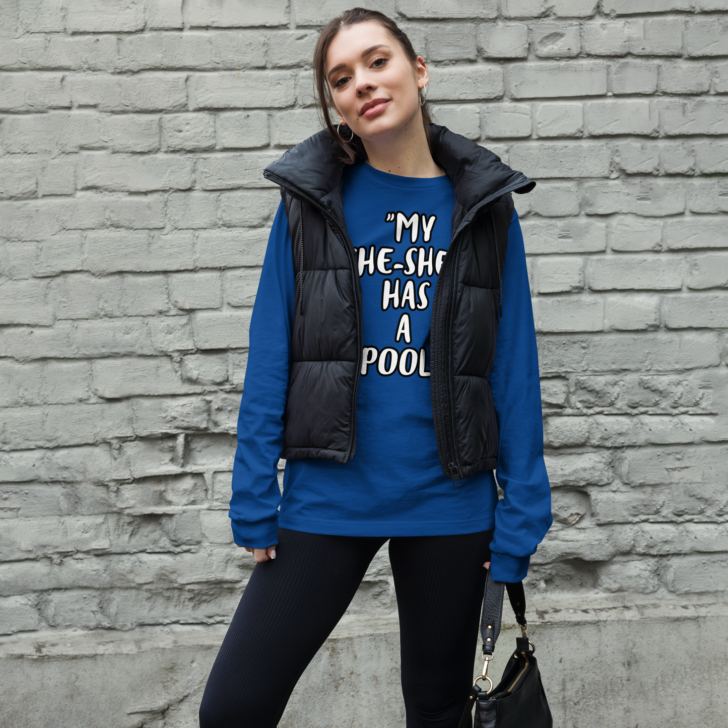 She-Shed Pool Long Sleeve Shirt