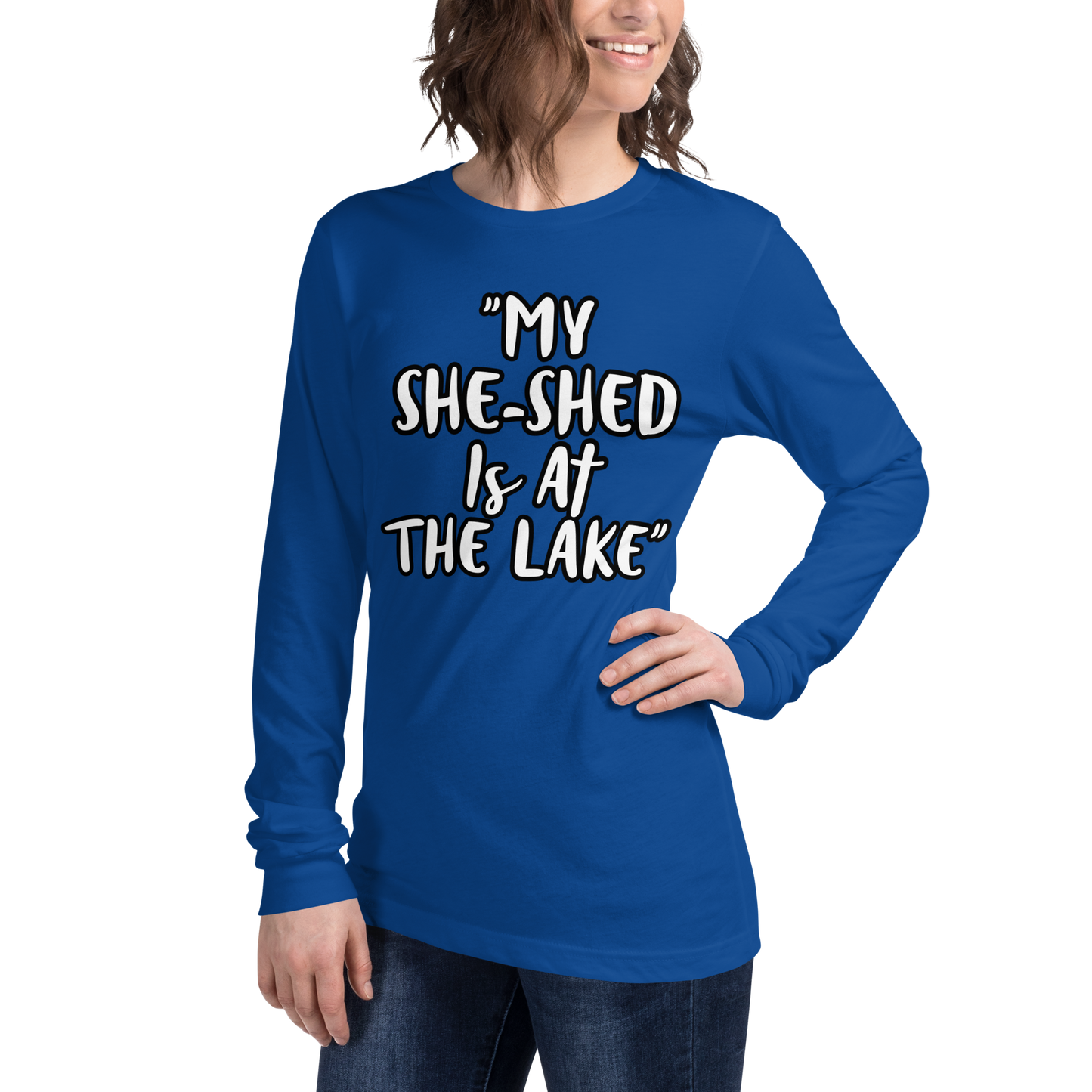 She-Shed Lake Long Sleeve Shirt