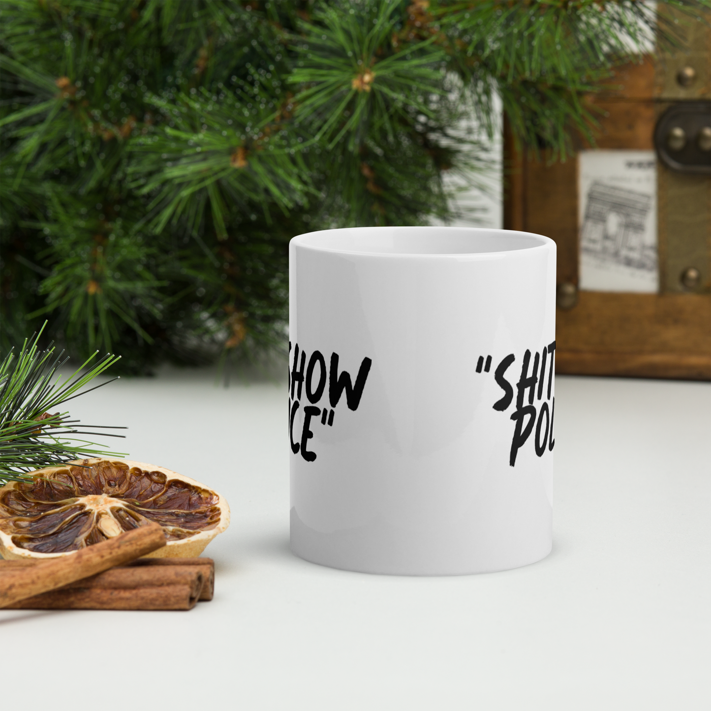 Show Police White Mug