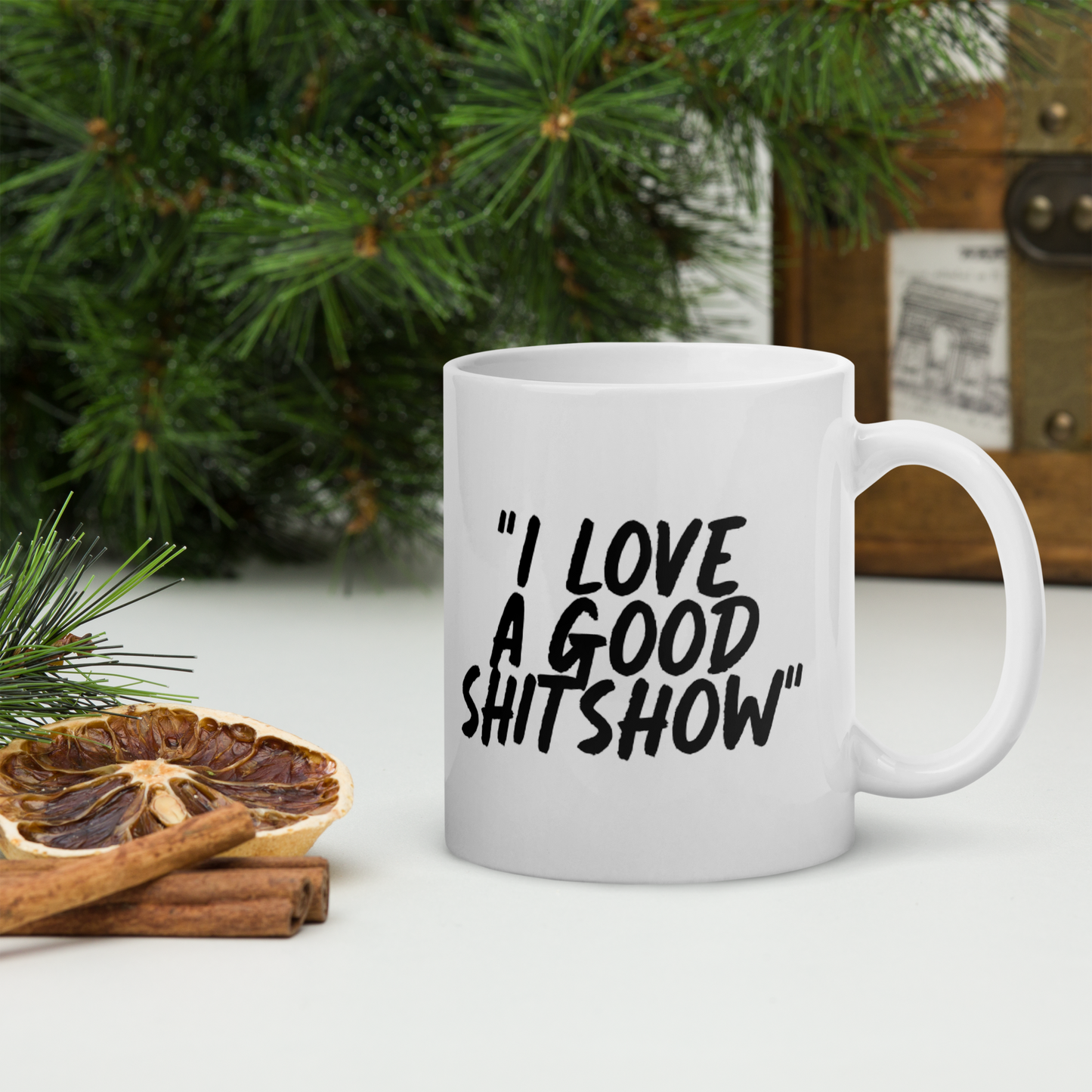 Love a Good Show White Mug