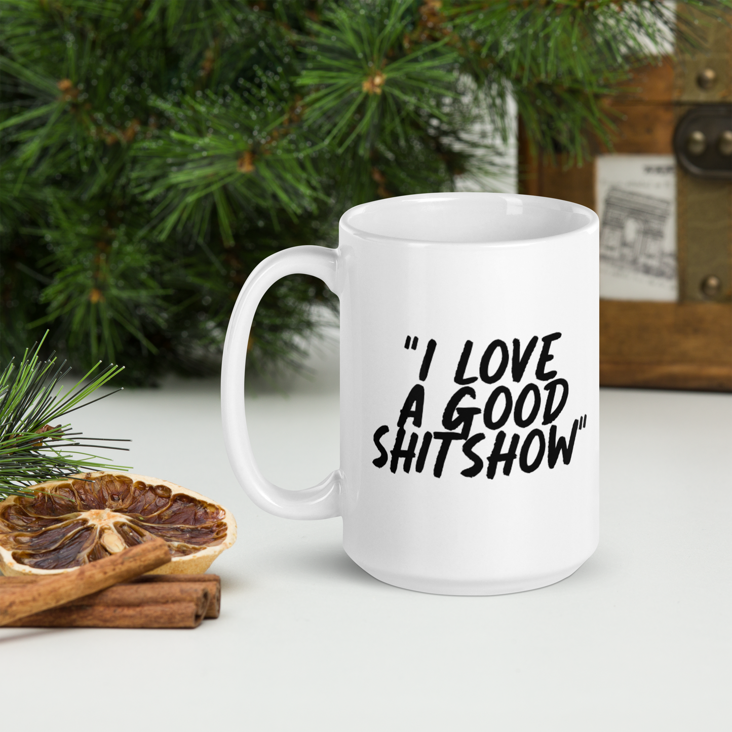 Love a Good Show White Mug