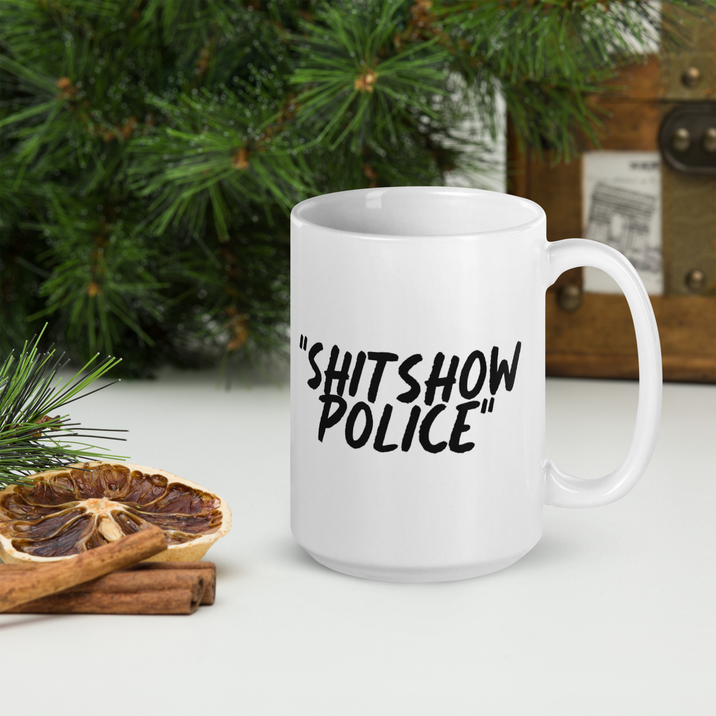 Show Police White Mug