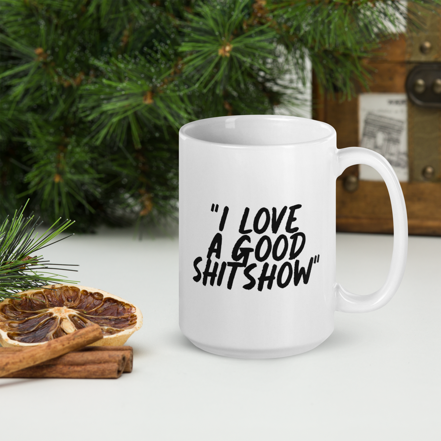 Love a Good Show White Mug