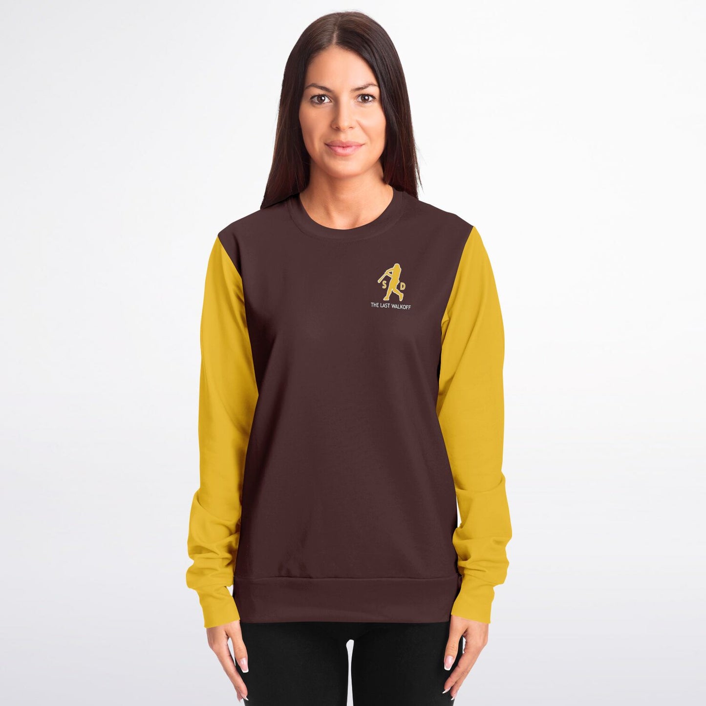 Official San Diego Gold Brown Long Sleeve Shirt .394 Swing
