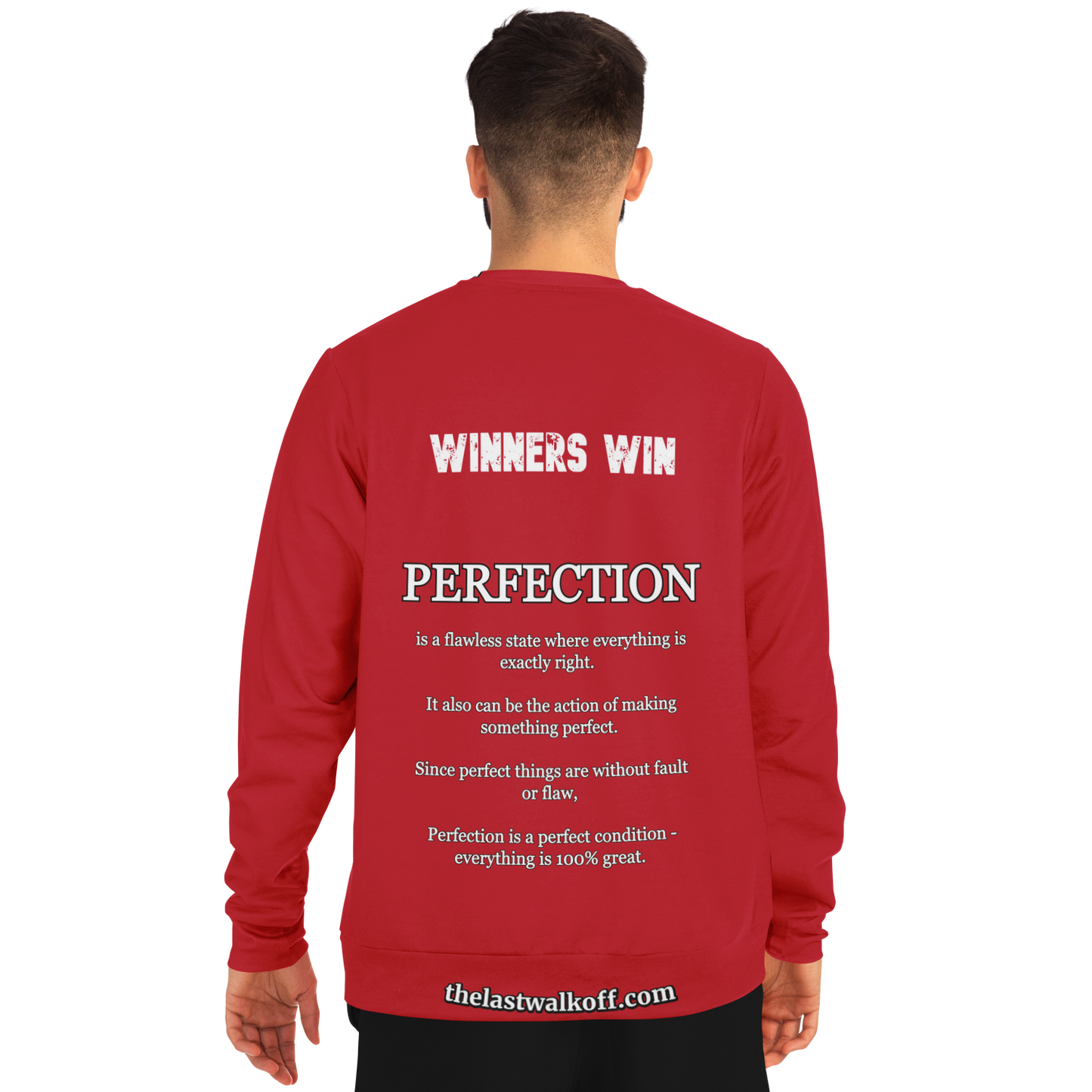 Practice Perfect Winners Win Long Sleeve Shirt Red