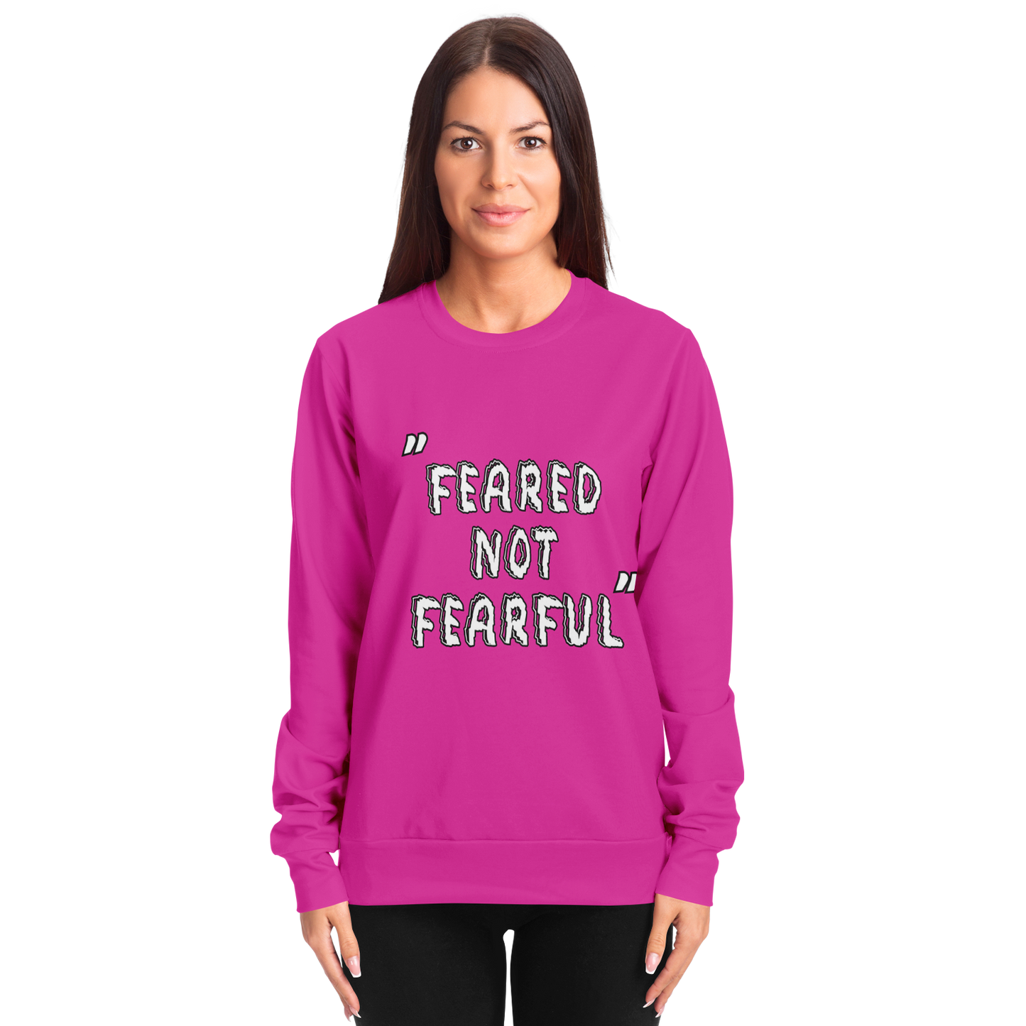 Feared not Fearful Winners Win Long Sleeve Shirt Pink