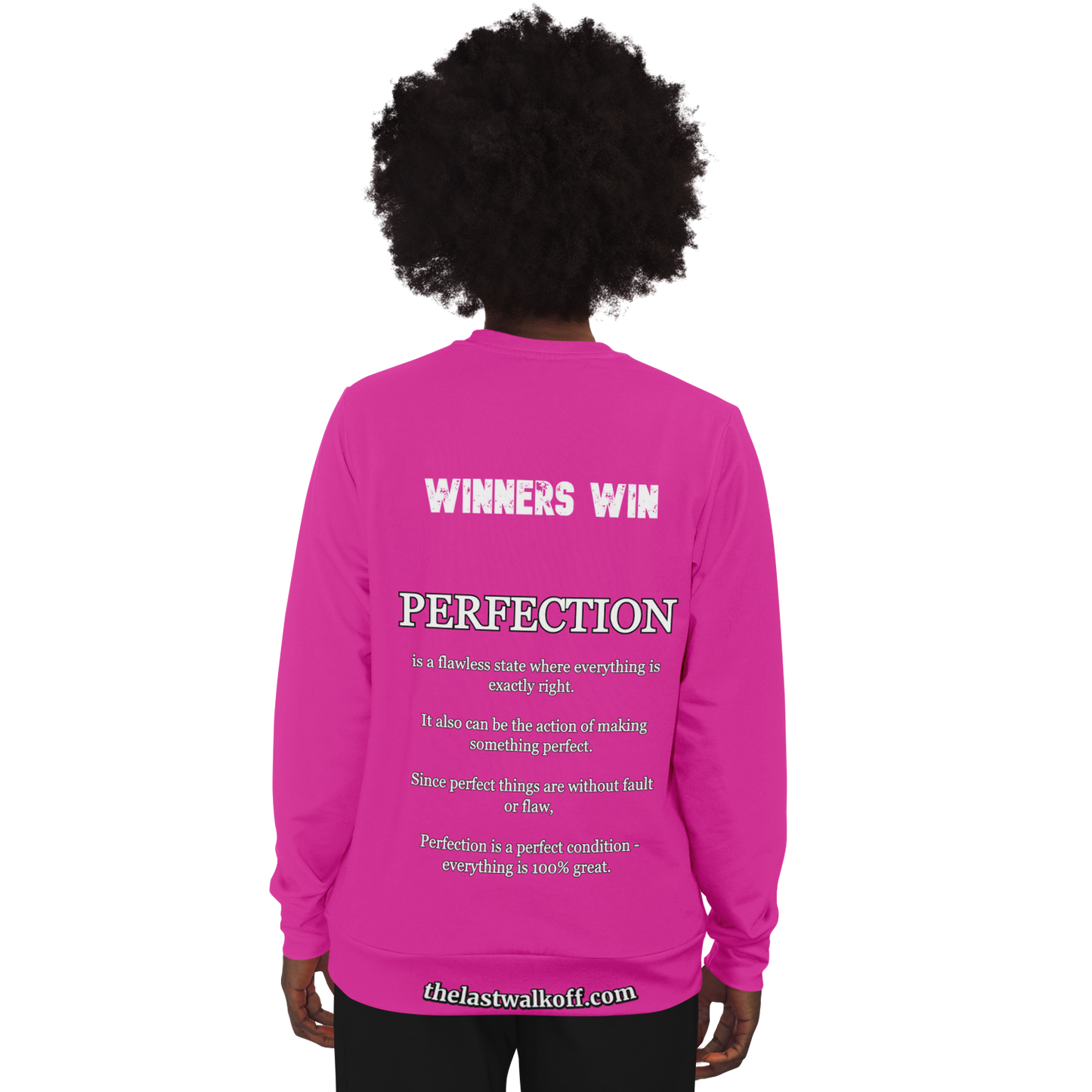 Practice Perfect Winners Win Long Sleeve Shirt Pink