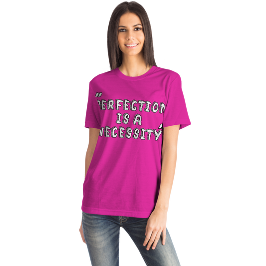 Perfection is a Necessity Winners Win T-Shirt Pink