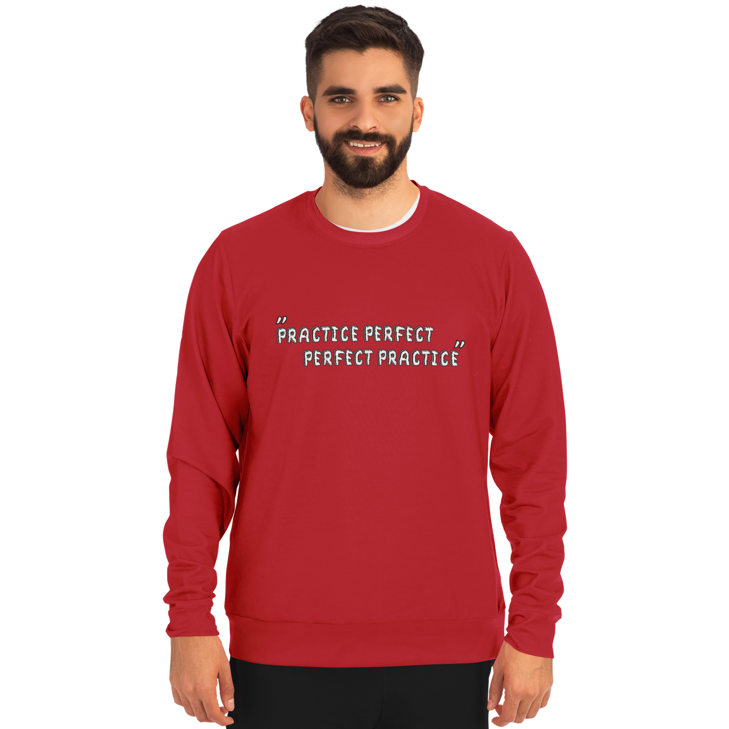 Practice Perfect Winners Win Long Sleeve Shirt Red