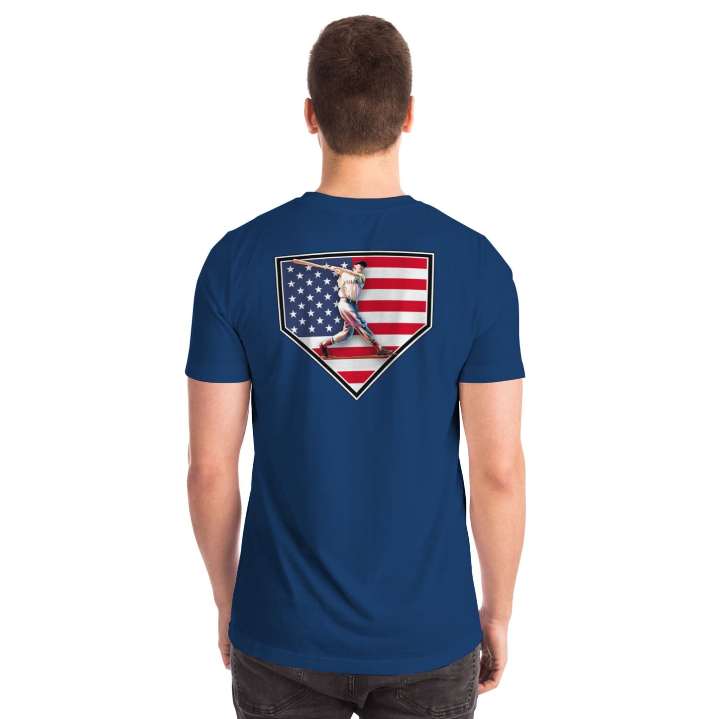 USA 250 Navy Blue 250 T-shirt ".406Swing"