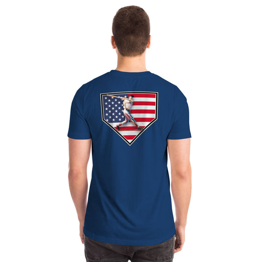 USA 250 Navy Blue 250 T-shirt ".406Swing"