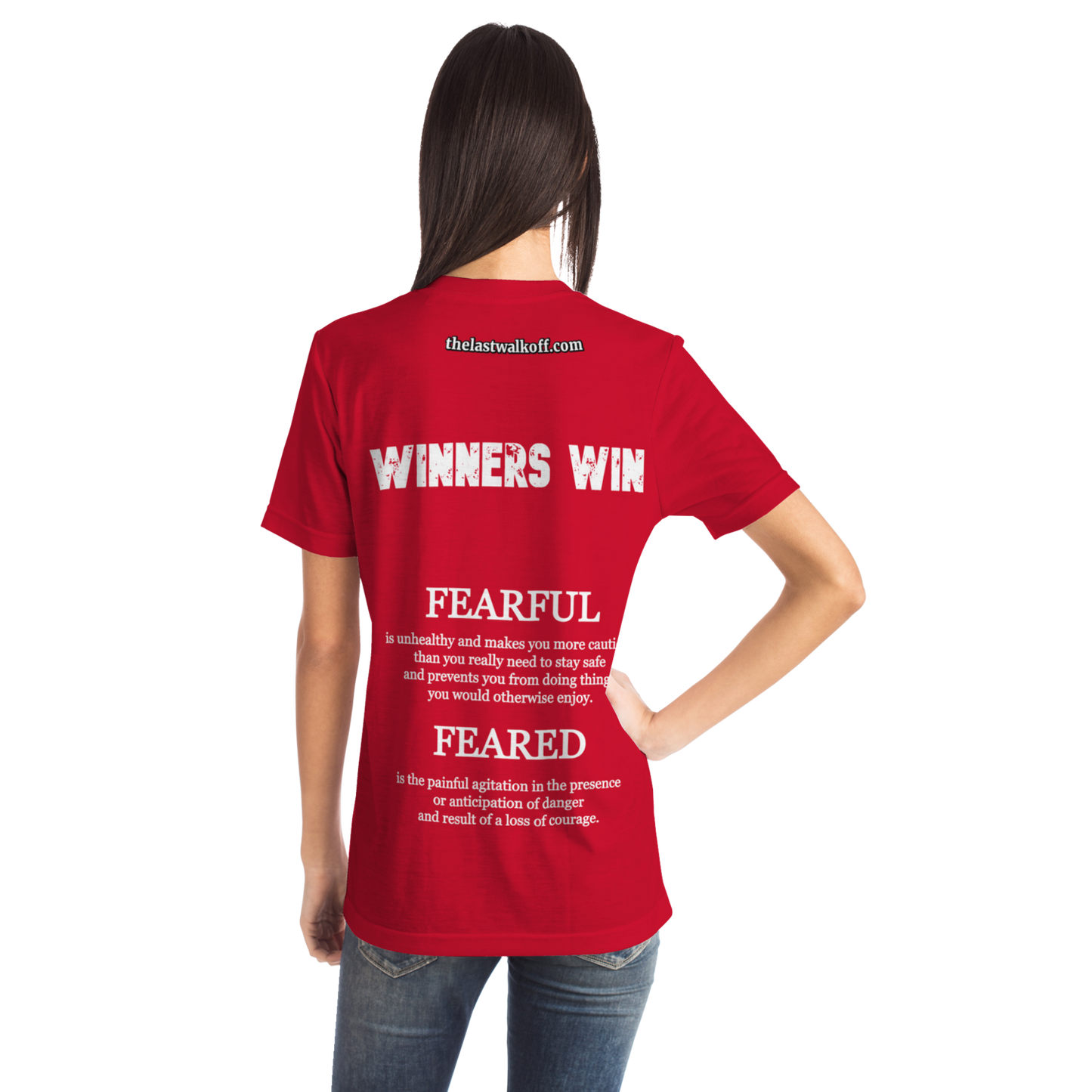 Feared not Fearful Winners Win T-Shirt Red
