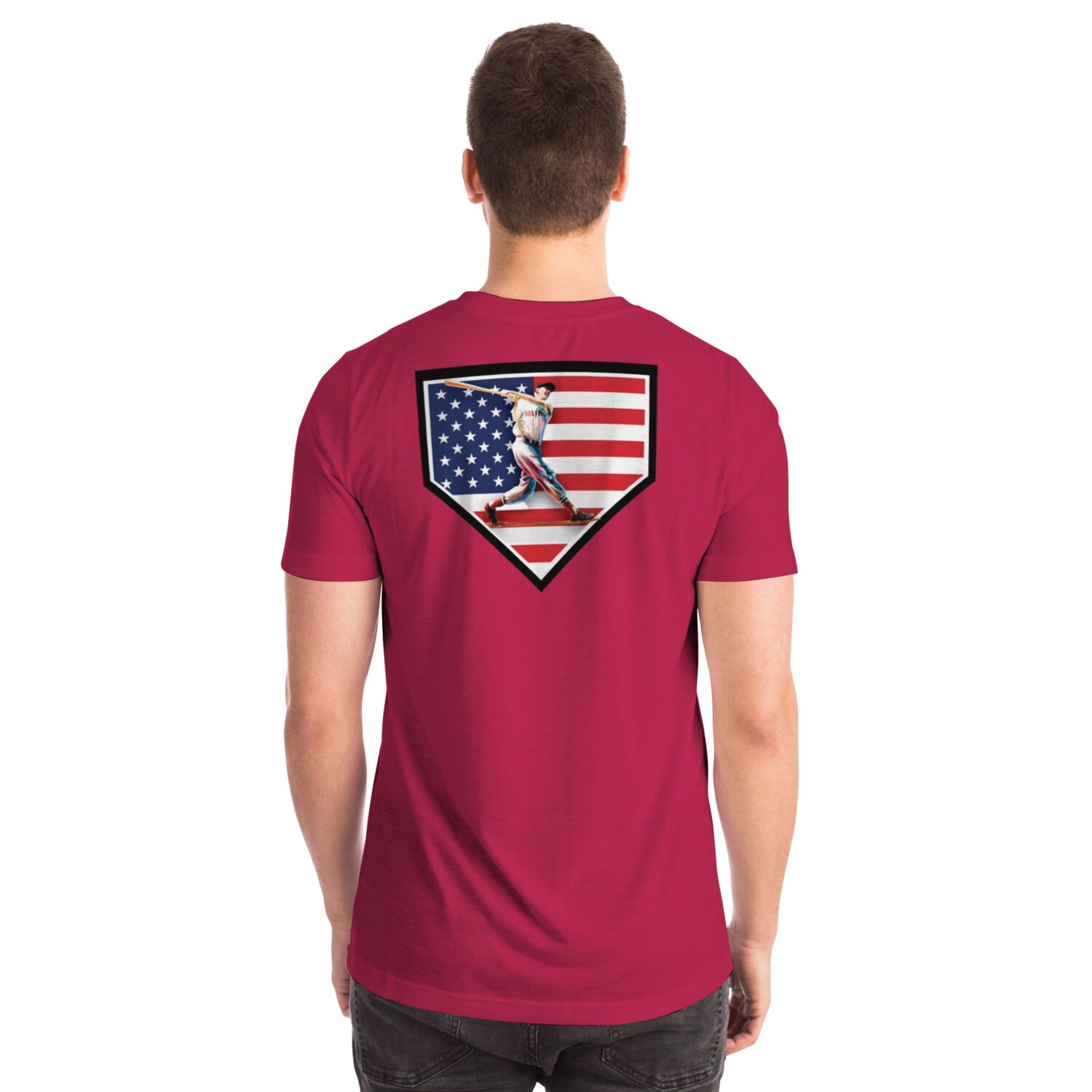 USA 250 Red T-shirt ".406Swing"